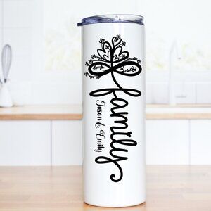 Custom Name (optional) Family Tumbler, Gift Idea, Travel Mug